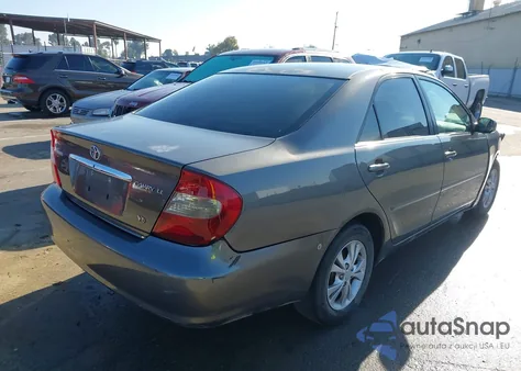 2004 Toyota Camry Le V6 from USA, damaged, VIN 4T1BF30K04U581830